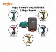 Professional Cross-Brand Battery Adapter for 20V Cordless Tool Batteries