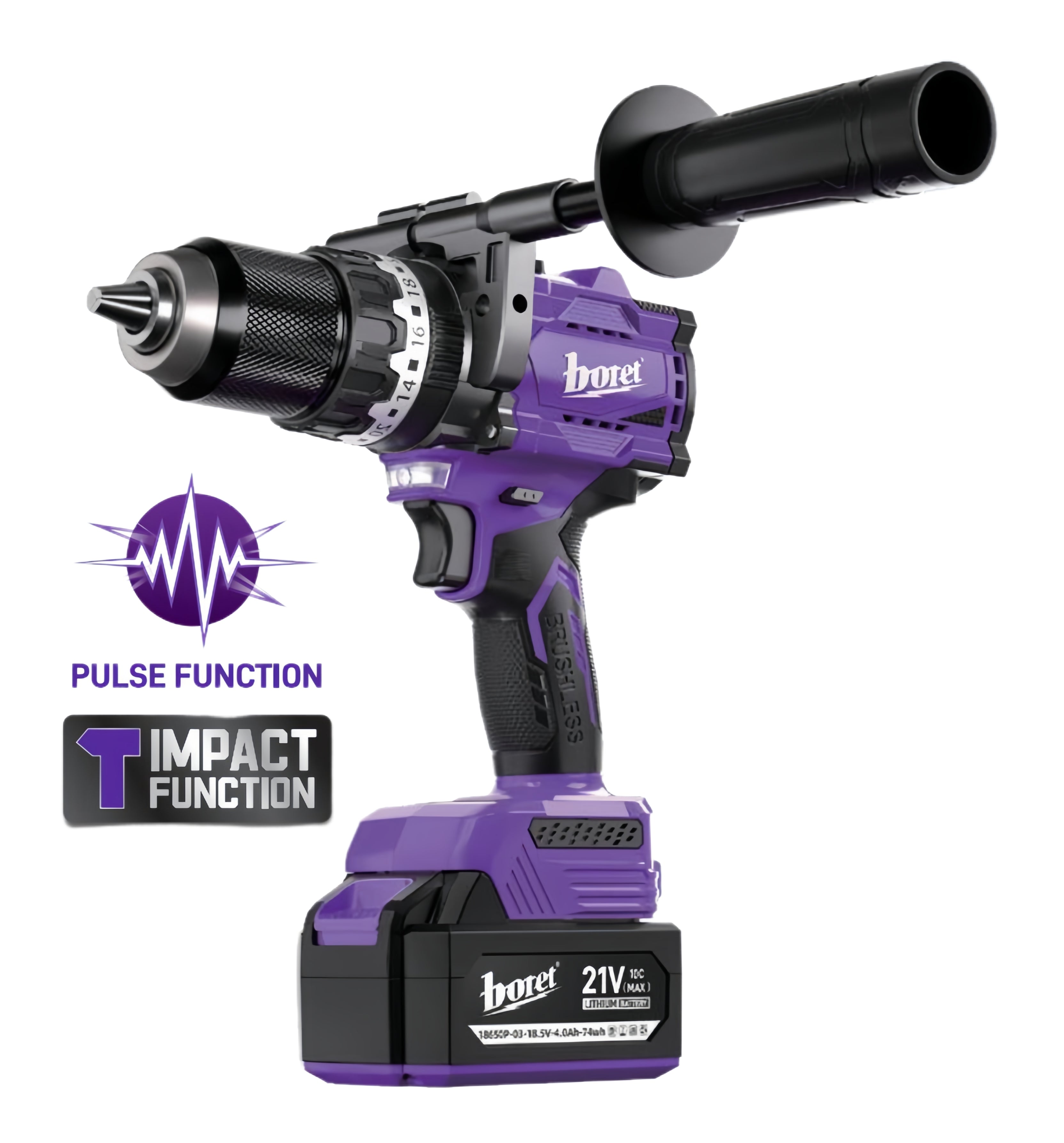 BORET professional cordless impact drill