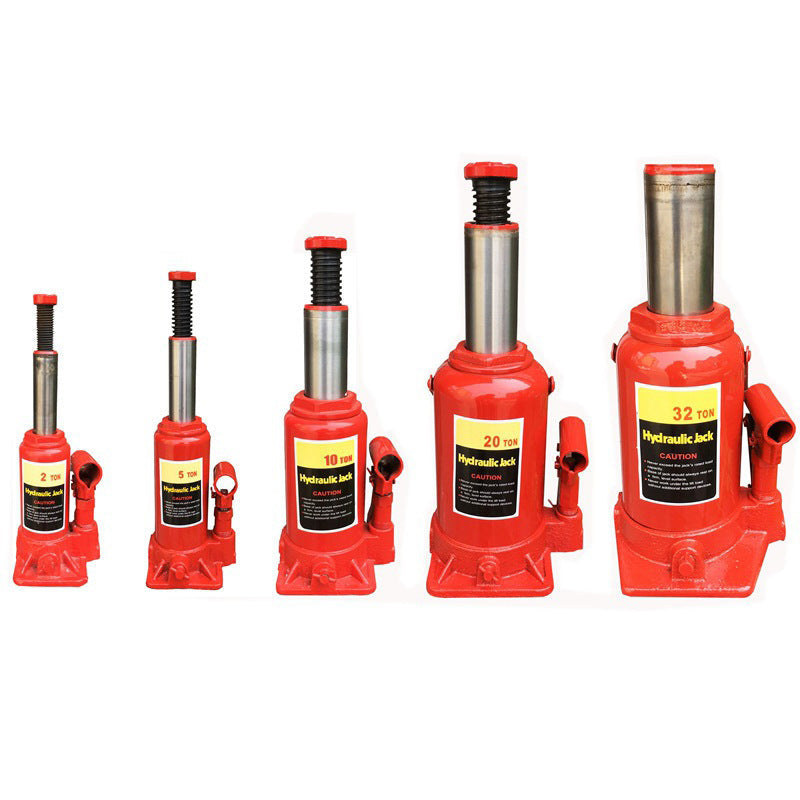 Automotive hydraulic bottle jacks